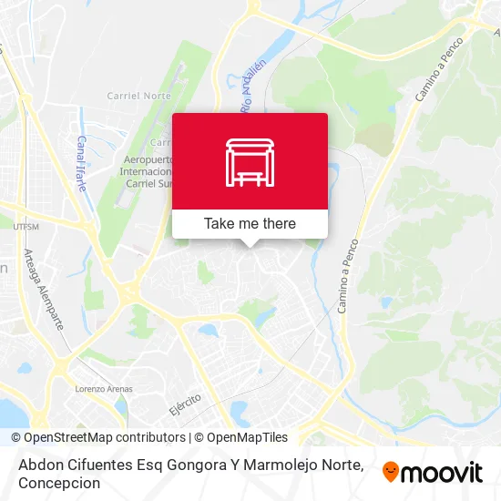 Mapa de Abdon Cifuentes Esq Gongora Y Marmolejo  Norte