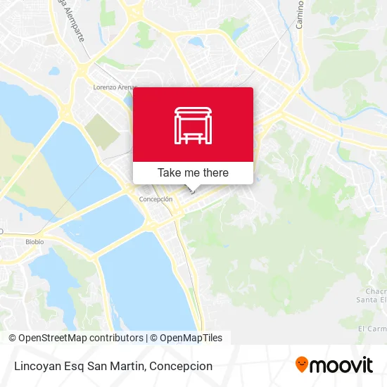 Mapa de Lincoyan Esq San Martin