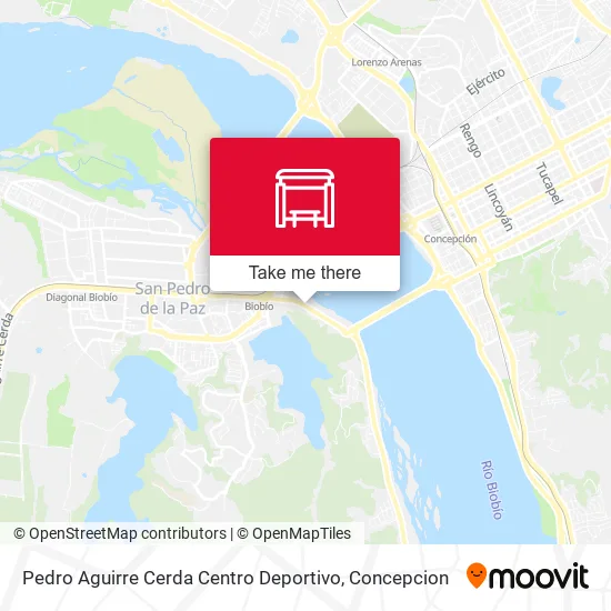 Mapa de Pedro Aguirre Cerda  Centro Deportivo