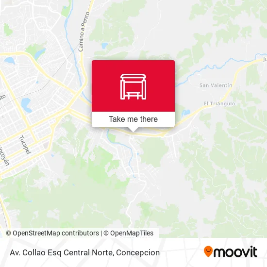 Mapa de Av. Collao Esq Central  Norte