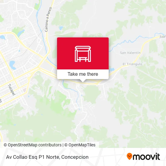 Mapa de Av Collao Esq P1  Norte