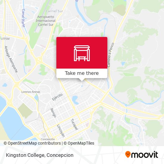 Kingston College map