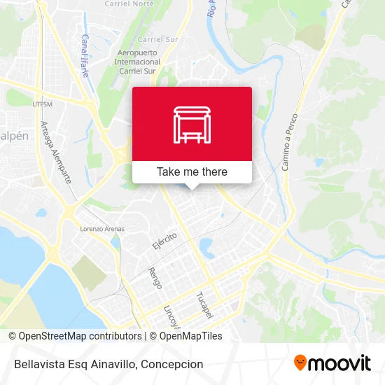 Mapa de Bellavista Esq Ainavillo