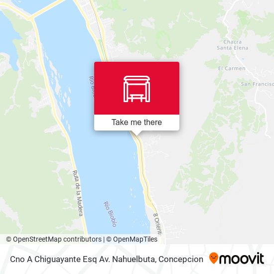 Mapa de Cno A Chiguayante Esq Av. Nahuelbuta
