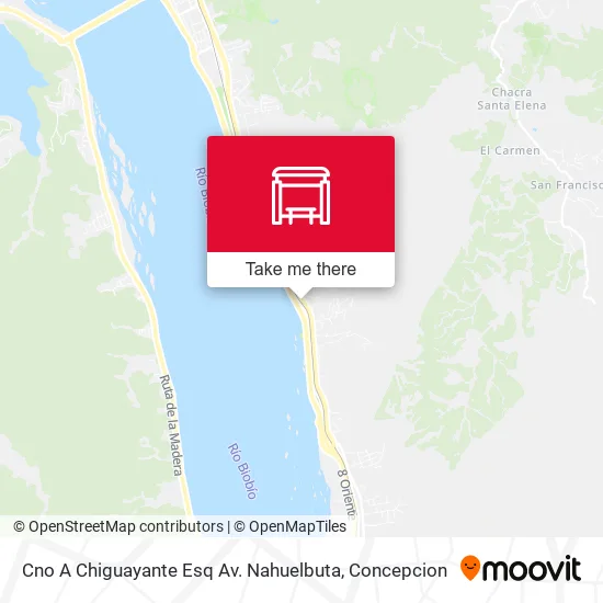 Mapa de Cno A Chiguayante Esq Av. Nahuelbuta