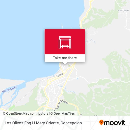 Los Olivos Esq H Mery  Oriente map