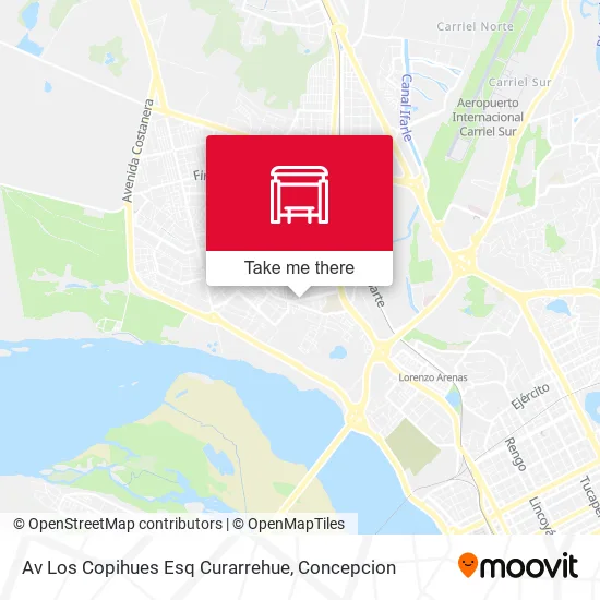 Mapa de Av Los Copihues Esq Curarrehue