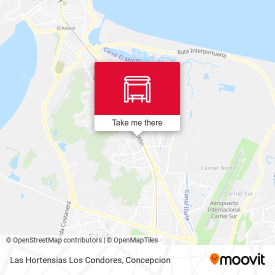 Mapa de Las Hortensias  Los Condores