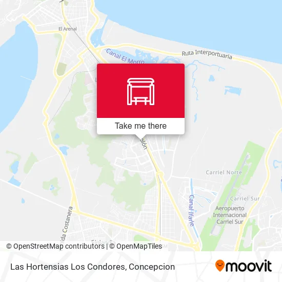 Mapa de Las Hortensias  Los Condores