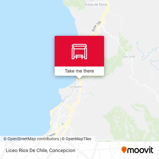 Mapa de Liceo Rios De Chile