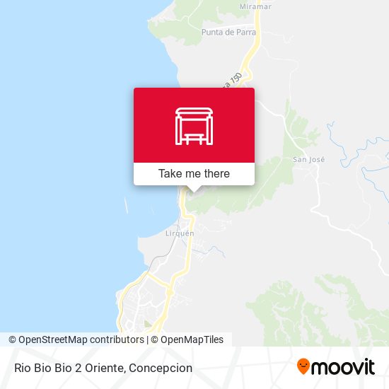 Rio Bio Bio 2  Oriente map
