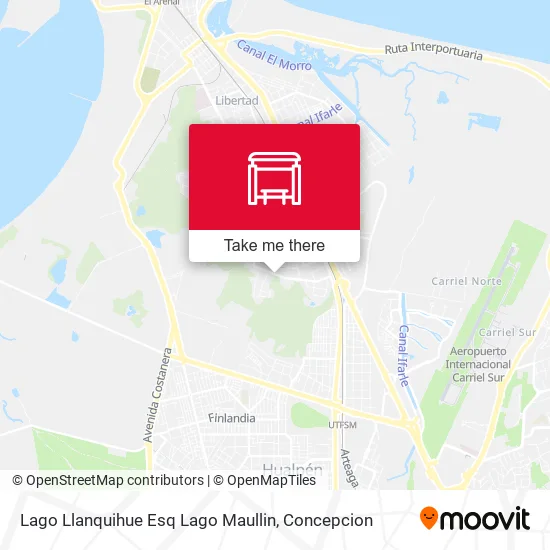 Mapa de Lago Llanquihue Esq Lago Maullin