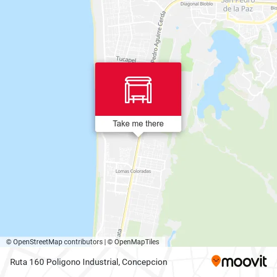 Mapa de Ruta 160  Poligono Industrial