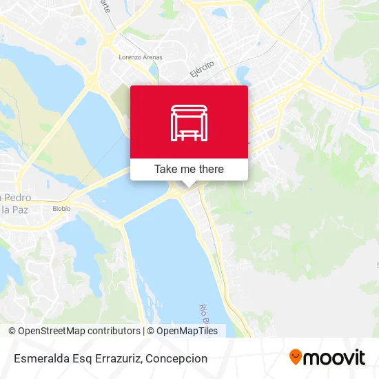 Mapa de Esmeralda Esq Errazuriz