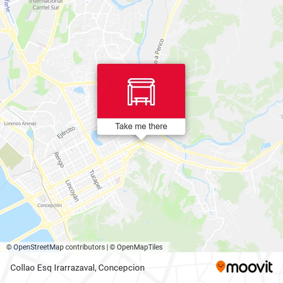 Mapa de Collao Esq Irarrazaval