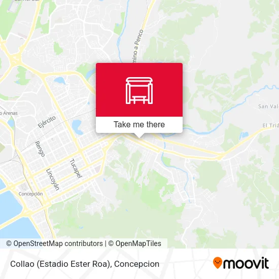 Mapa de Collao (Estadio Ester Roa)