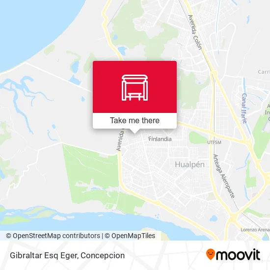 Mapa de Gibraltar Esq Eger