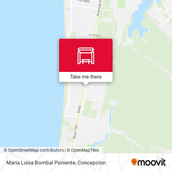 Mapa de Maria Luisa Bombal  Poniente