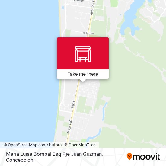 Mapa de Maria Luisa Bombal Esq Pje Juan Guzman