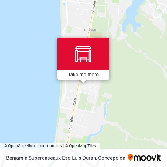 Mapa de Benjamin Subercaseaux Esq Luis Duran