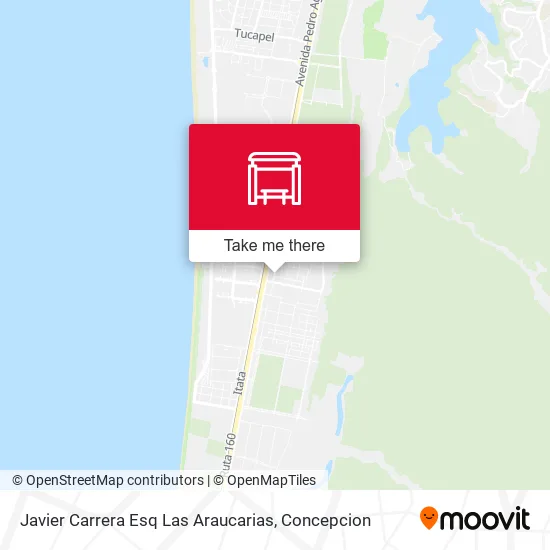 Javier Carrera Esq Las Araucarias map