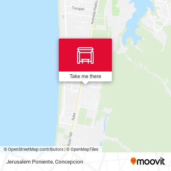 Mapa de Jerusalem  Poniente