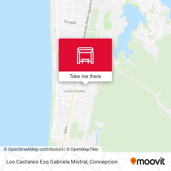 Los Castanos Esq Gabriela Mistral map