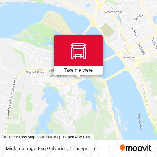 Mapa de Michimalongo Esq Galvarino