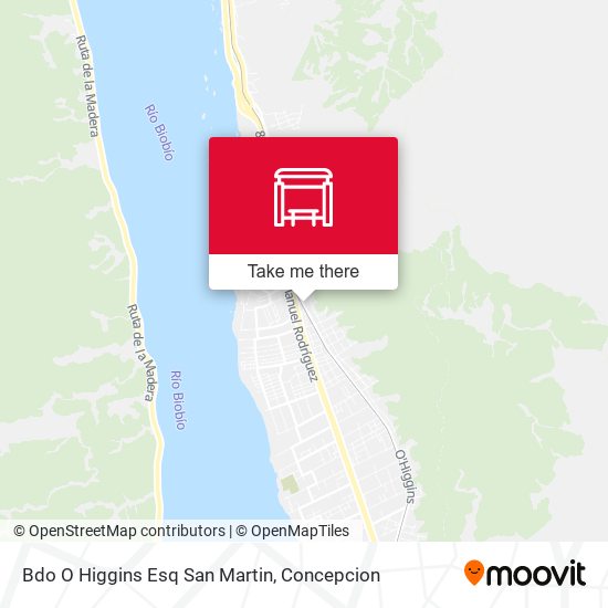 Bdo  O Higgins Esq San Martin map