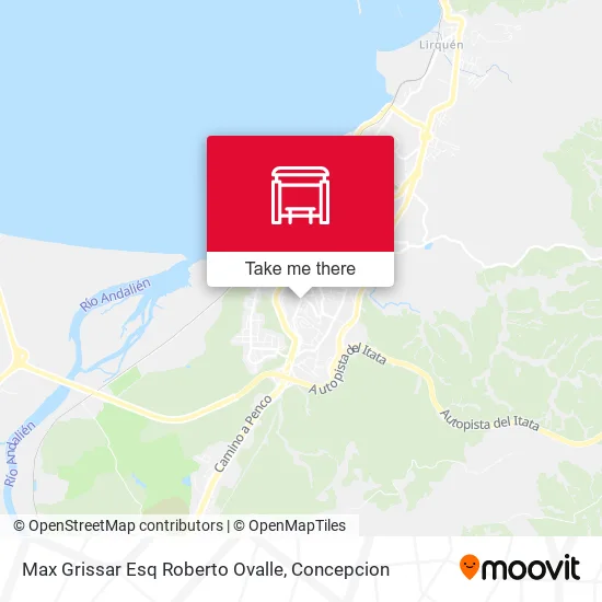 Mapa de Max Grissar Esq Roberto Ovalle