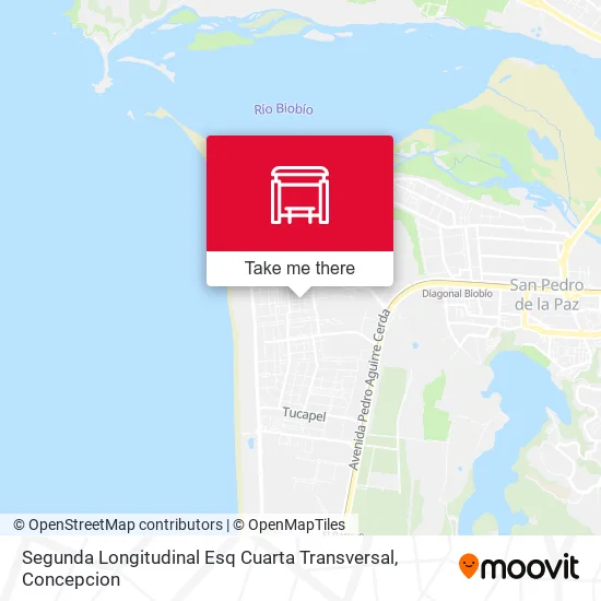 Mapa de Segunda Longitudinal Esq Cuarta Transversal