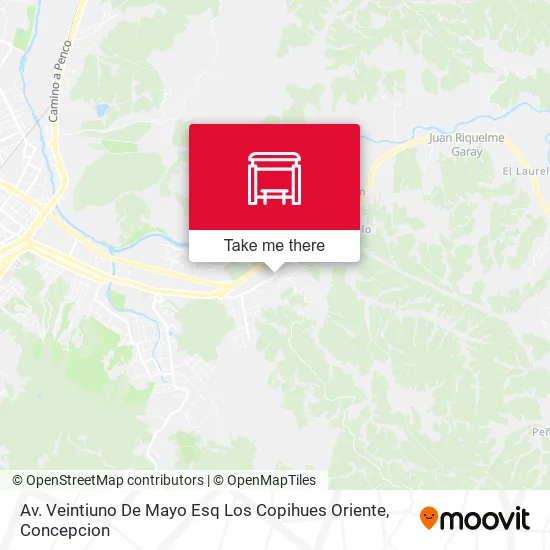 Mapa de Av. Veintiuno De Mayo Esq Los Copihues  Oriente