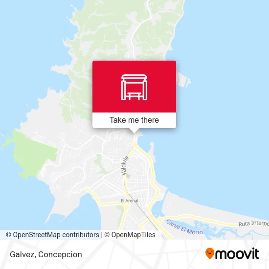 Mapa de Galvez