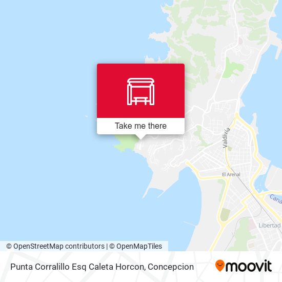 Punta Corralillo Esq Caleta Horcon map