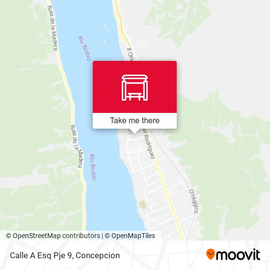 Mapa de Calle A Esq Pje 9