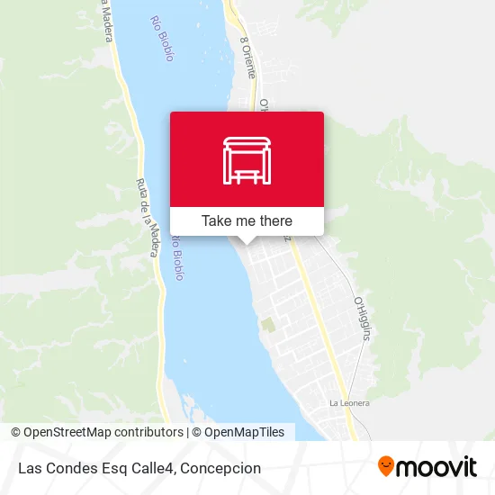 Mapa de Las Condes Esq Calle4