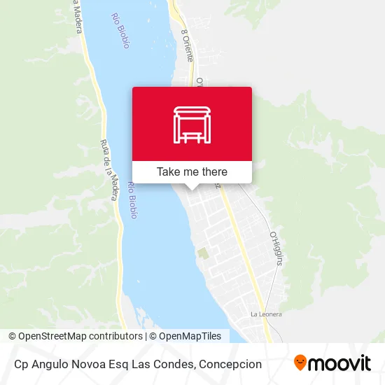 Mapa de Cp Angulo Novoa Esq Las Condes