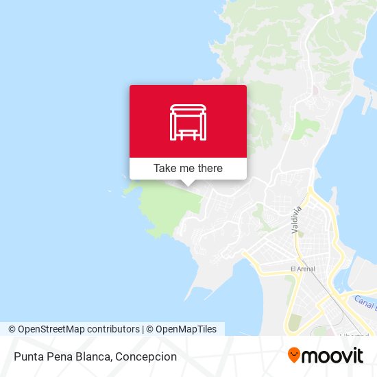 Punta Pena Blanca map