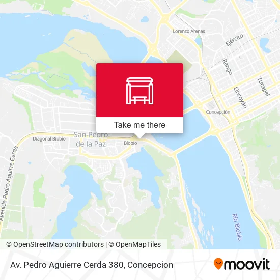 Mapa de Av. Pedro Aguierre Cerda 380