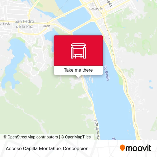 Mapa de Acceso Capilla Montahue