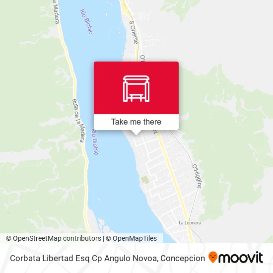Mapa de Corbata Libertad Esq Cp Angulo Novoa