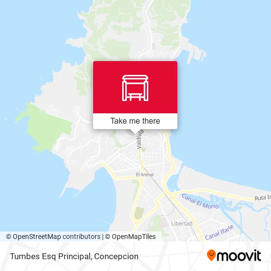 Tumbes Esq Principal map
