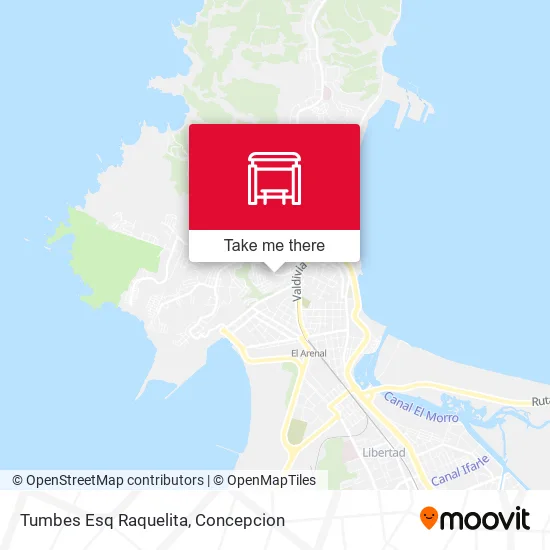 Mapa de Tumbes Esq Raquelita