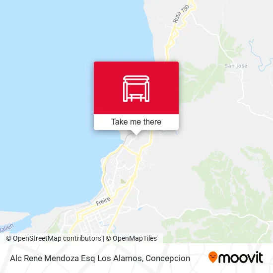 Mapa de Alc Rene Mendoza Esq Los Alamos