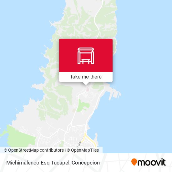 Mapa de Michimalenco Esq Tucapel