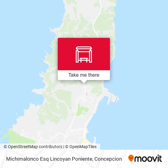 Mapa de Michimalonco Esq Lincoyan  Poniente