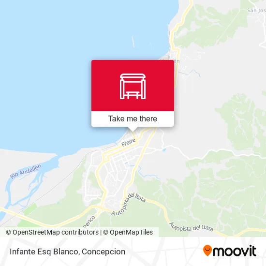 Mapa de Infante Esq Blanco
