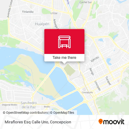 Mapa de Miraflores Esq Calle Uno