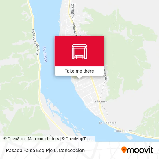 Mapa de Pasada Falsa Esq Pje 6