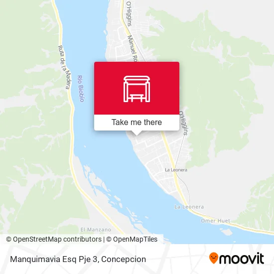 Mapa de Manquimavia Esq Pje 3